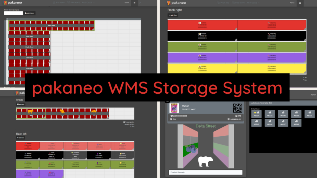 pakaneo wms storage setup